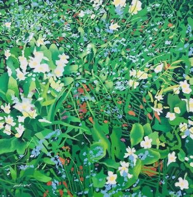 Original Illustration Floral Paintings by Malcolm Warrilow