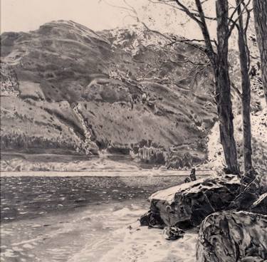 Print of Photorealism Landscape Drawings by Malcolm Warrilow