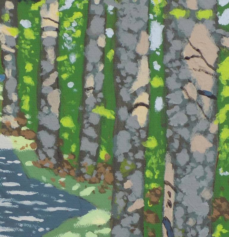 Original Illustration Nature Painting by Malcolm Warrilow