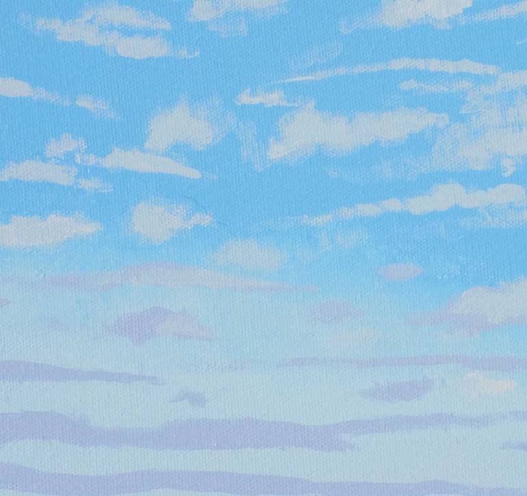 Original Impressionism Seascape Painting by Malcolm Warrilow
