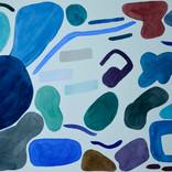 Composition in blue colors by José Luis De Miguel