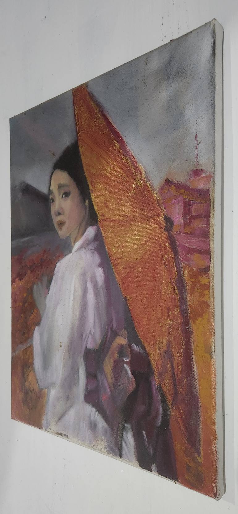 Original Impressionism Women Painting by Jeffrey Centeno Felarca