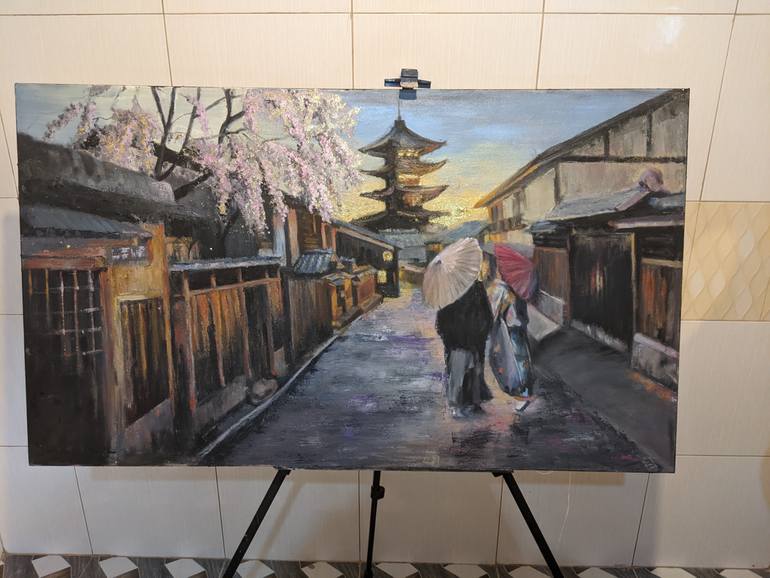 Original Impressionism Landscape Painting by Jeffrey Centeno Felarca