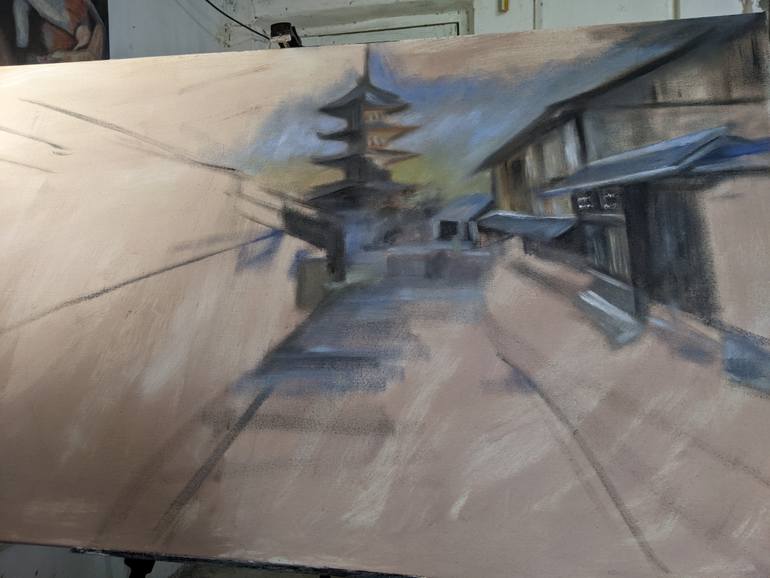 Original Impressionism Landscape Painting by Jeffrey Centeno Felarca