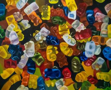 Original Pop Art Food & Drink Paintings by Marcela Montemayor