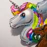 Series of paintings of balloons, inspired by characters of the popular culture