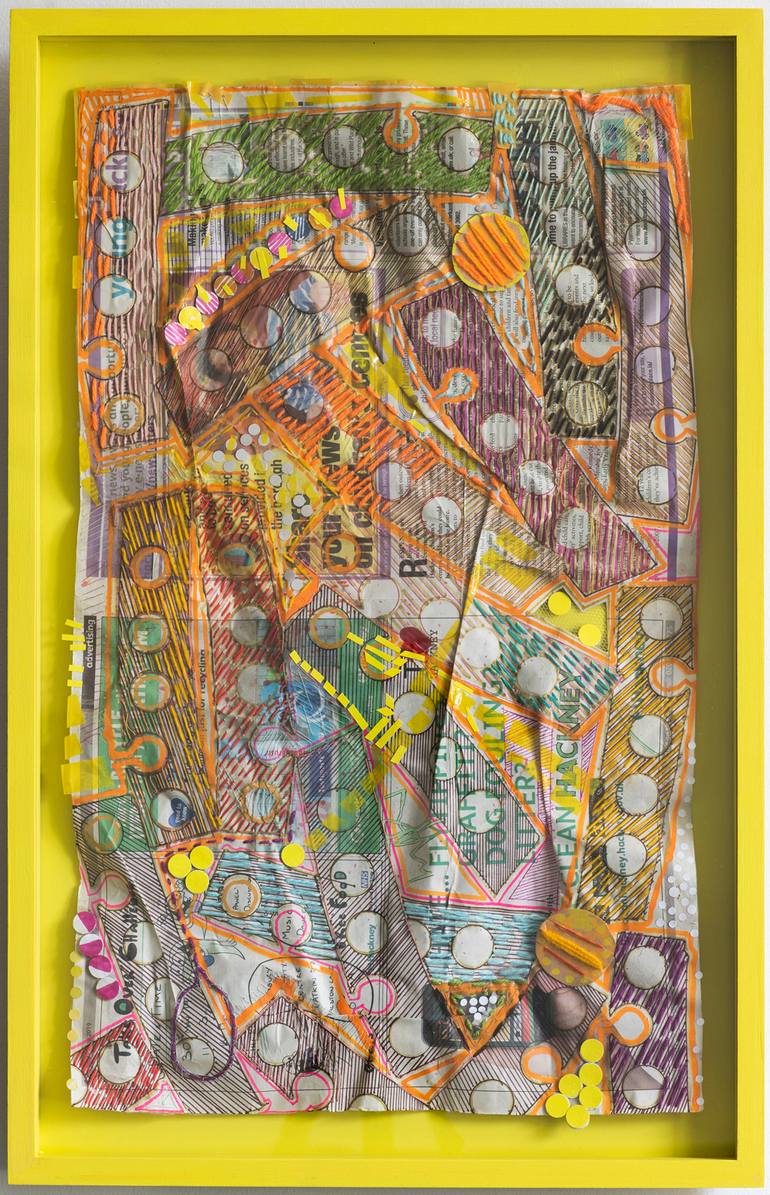 Original Conceptual Abstract Collage by Liaqat Rasul