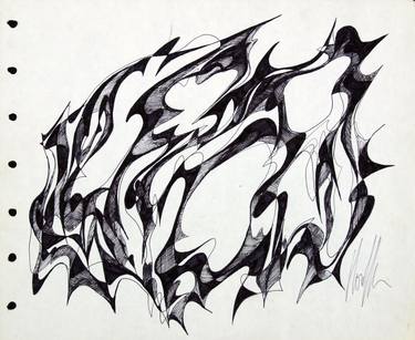 Original Abstract Drawings by NH RZEPKA