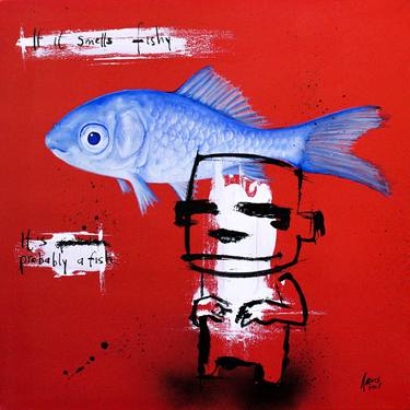 Original Realism Fish Paintings by Jan-Hein Arens