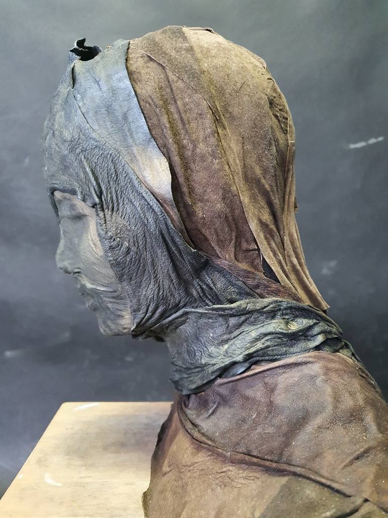 Original Portrait Sculpture by Ine van der Horn