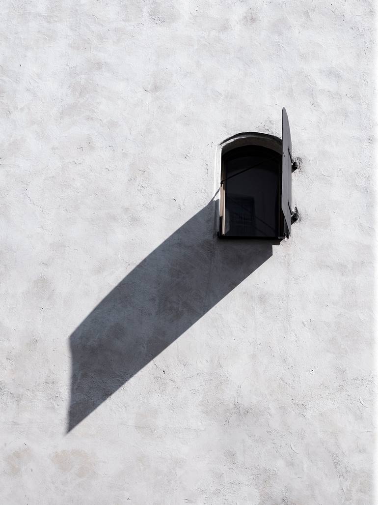 Singular Shadow - Minimalist Arched Window Photography by Dusica ...