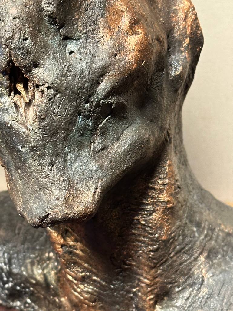Original Art Deco Fantasy Sculpture by Ebrahel Lurci
