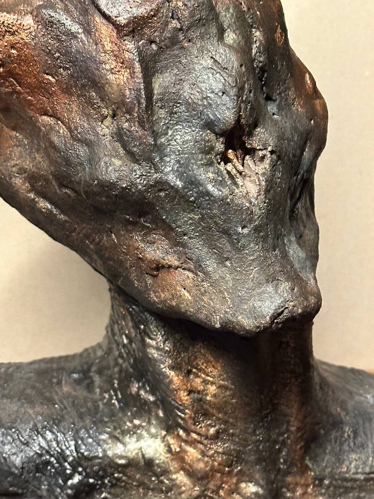 Original Art Deco Fantasy Sculpture by Ebrahel Lurci