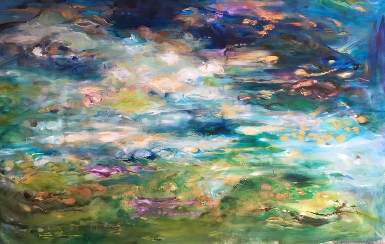 Fields of Gold Original Painting by bettina madini