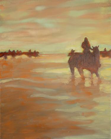 Original Contemporary Beach Paintings by Ron Cooper