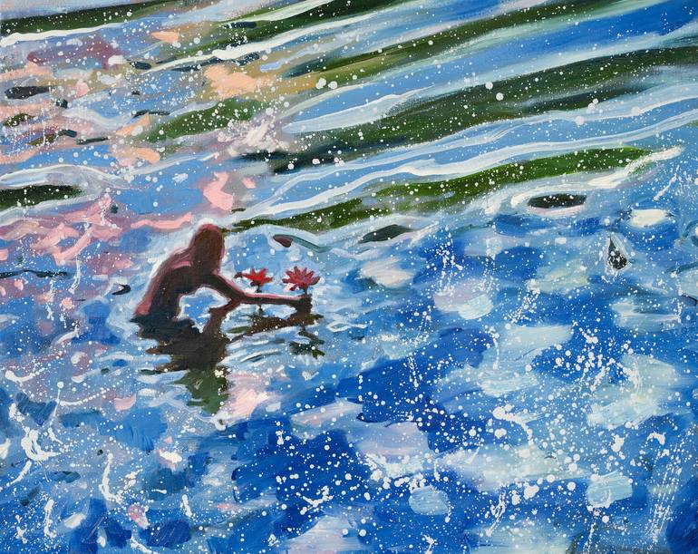 Print of Contemporary Nature Painting by Ron Cooper