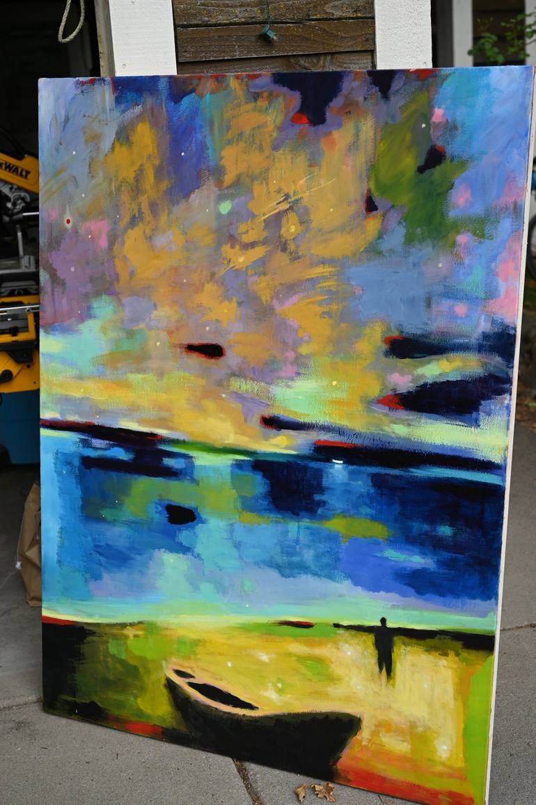 Original Expressionism Landscape Painting by Ron Cooper