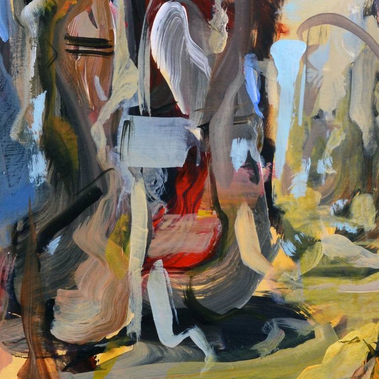 Original Abstract Expressionism Abstract Painting by Dairo Vargas