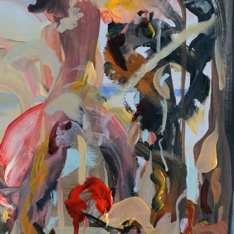 Original Abstract Expressionism Abstract Painting by Dairo Vargas