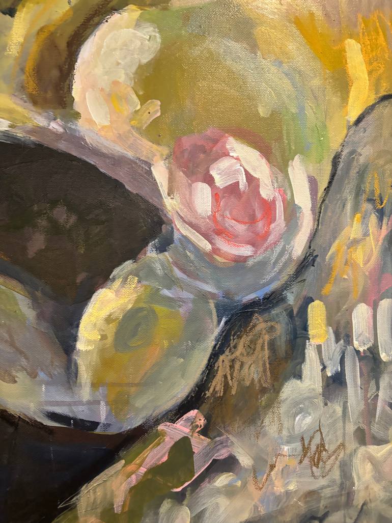 Original Abstract Expressionism People Painting by Oliver Gray