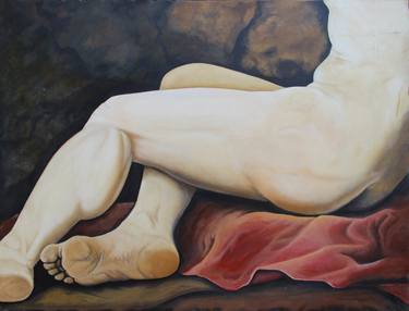Original Figurative Body Paintings by Catalin Tzetze  Radulescu