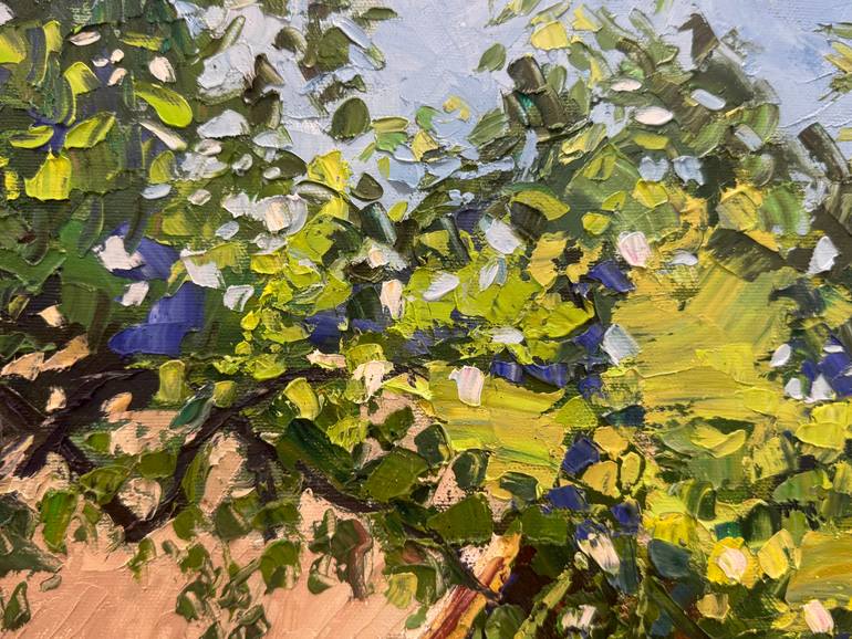 Original Impressionism Landscape Painting by Baiba Arina