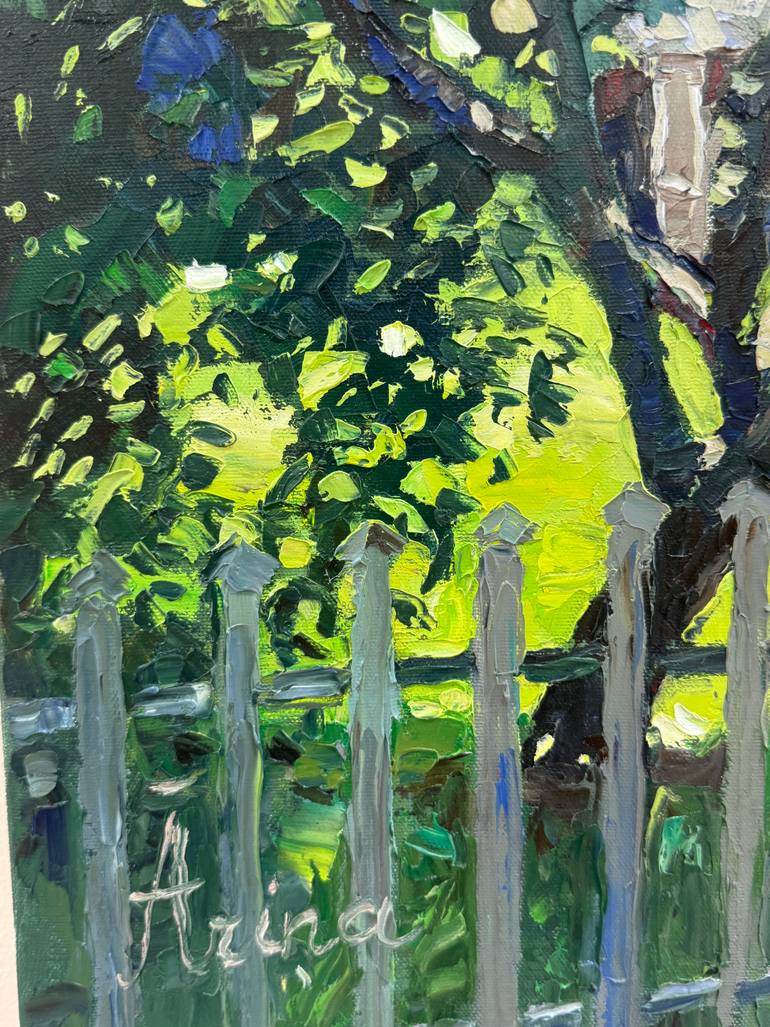 Original Impressionism Landscape Painting by Baiba Arina