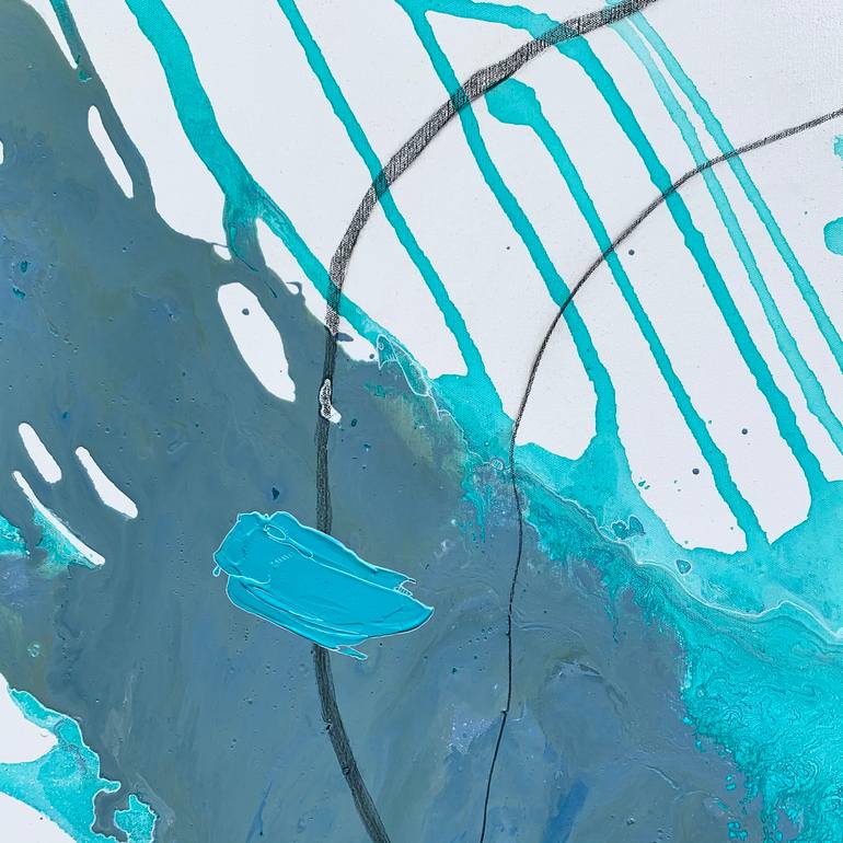 Original Abstract Expressionism Abstract Painting by Sarah Kutz