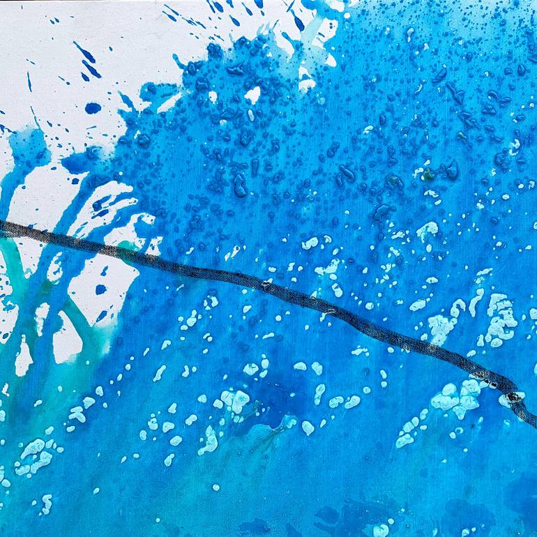 Original Abstract Expressionism Abstract Painting by Sarah Kutz
