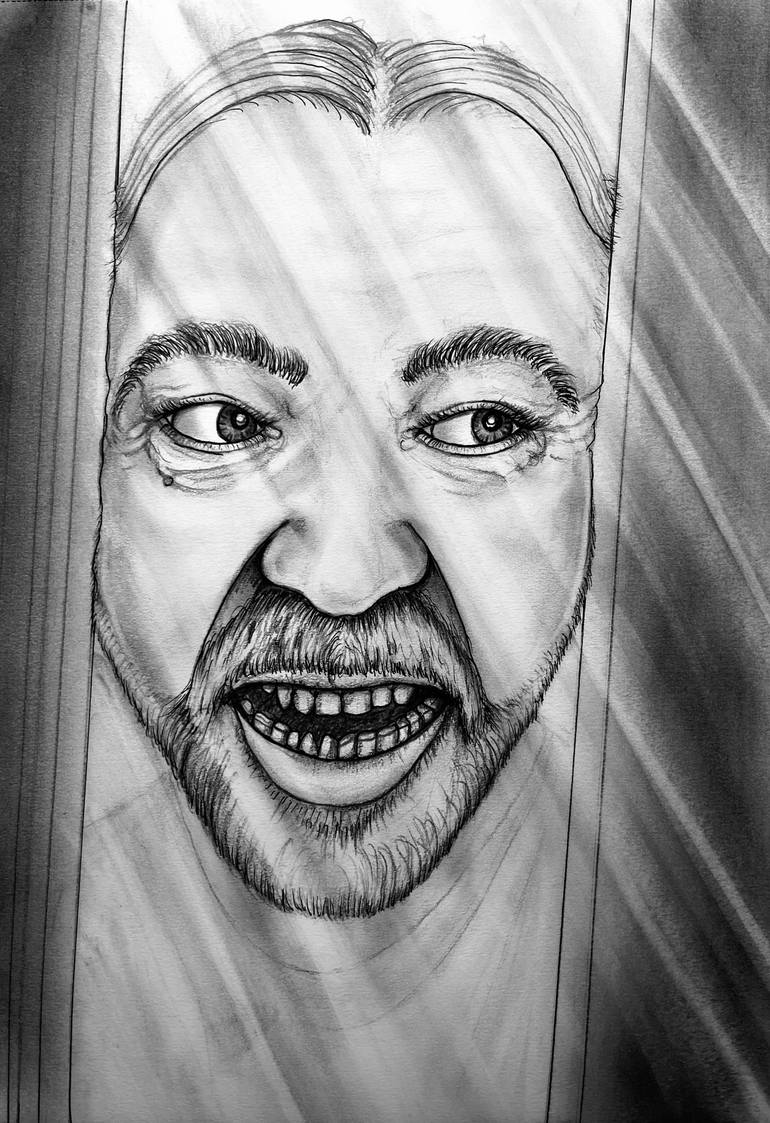 Original Illustration Men Painting by Dermot Allen