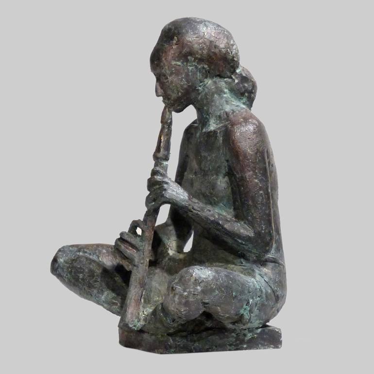 Original Figurative Music Sculpture by Angelika Kienberger