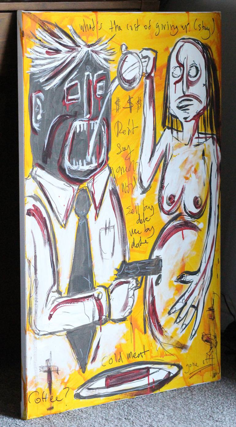 Original Contemporary Nude Painting by Mark Barrable