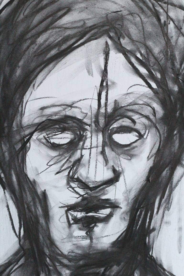Original Portraiture Men Drawing by Mark Barrable