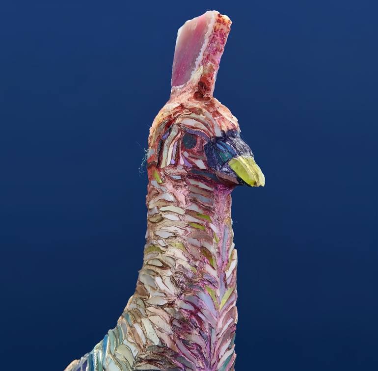 Original Symbolism Animal Sculpture by Mohamed El Moatsem