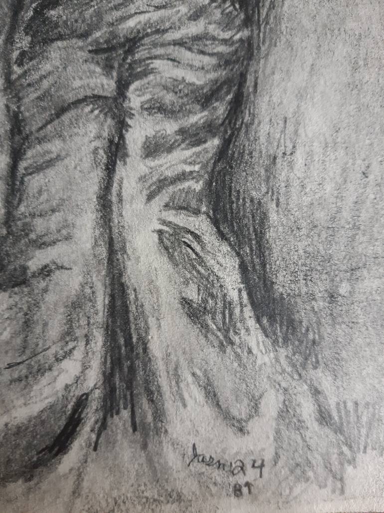 Original Portraiture Women Drawing by Jason Poling