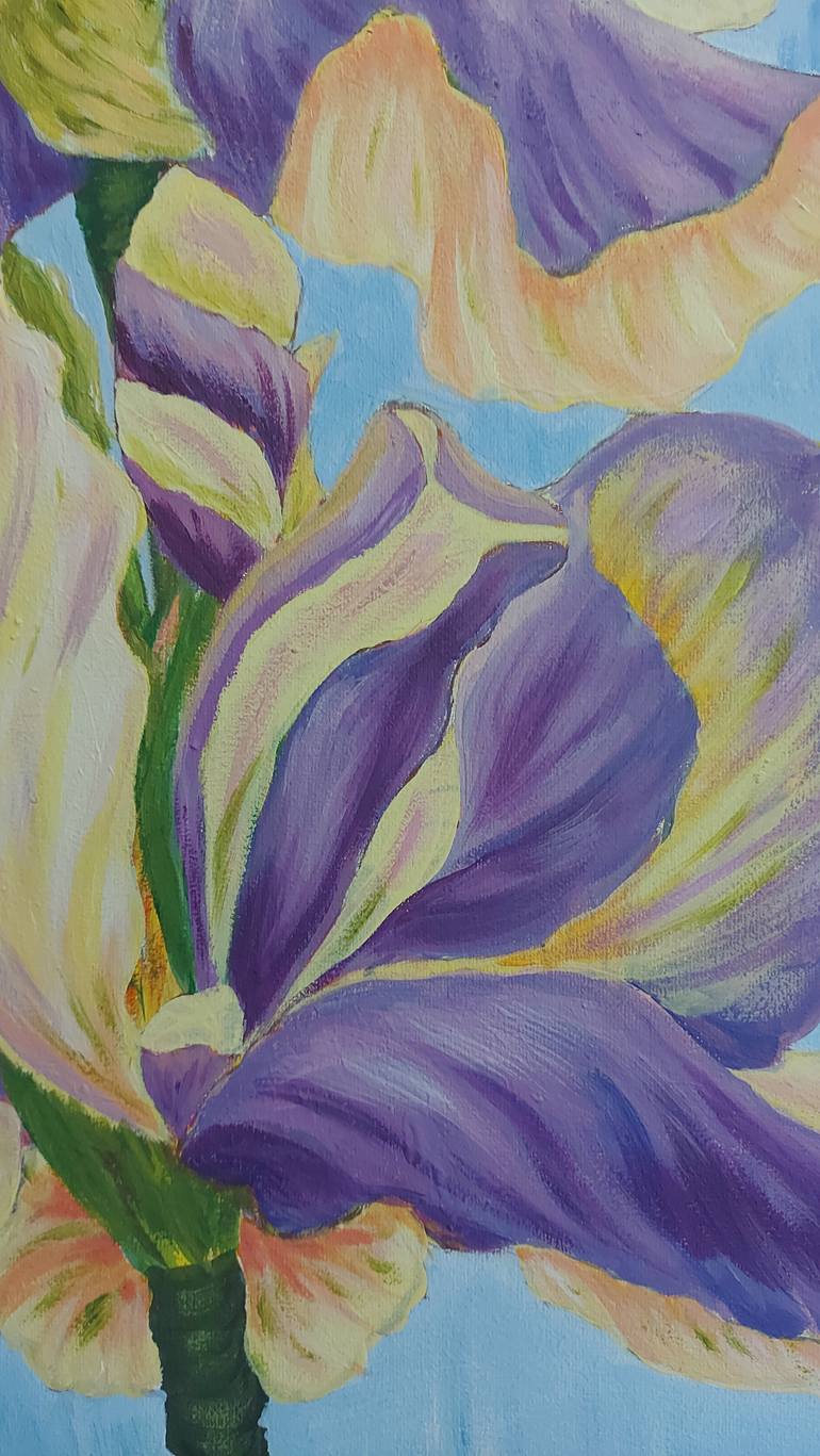Original Art Nouveau Botanic Painting by Svitlana Tamozhska