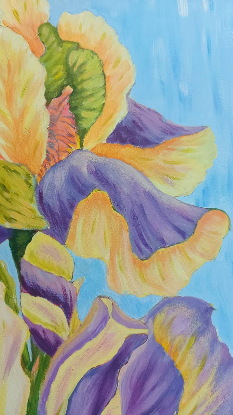Original Art Nouveau Botanic Painting by Svitlana Tamozhska