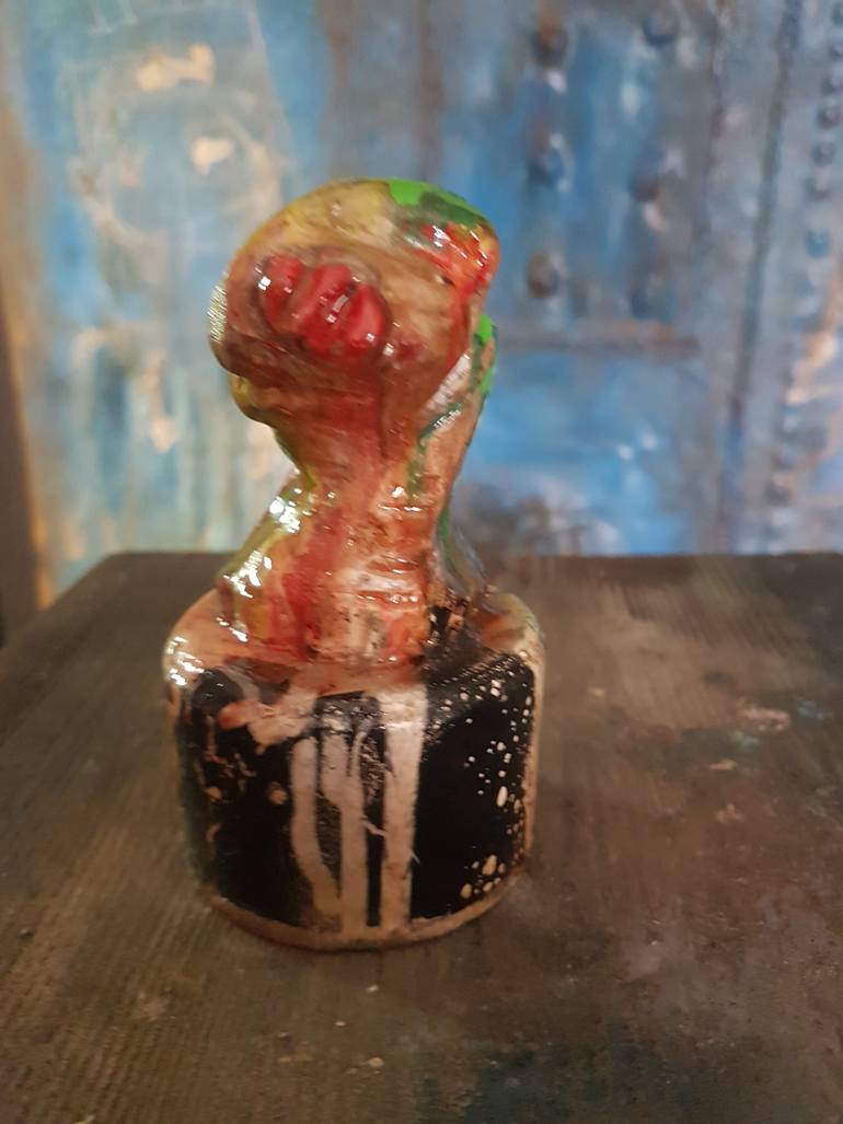 Original Abstract Expressionism Abstract Sculpture by Carlo Moschella