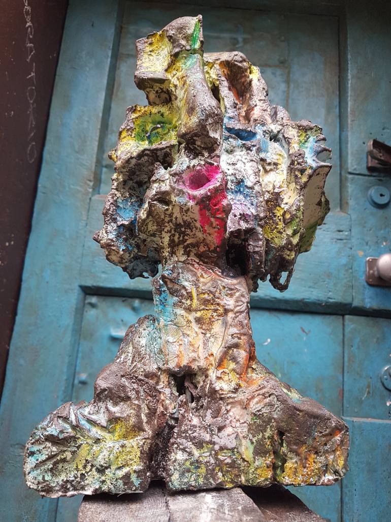 Original Abstract Expressionism Abstract Sculpture by Carlo Moschella