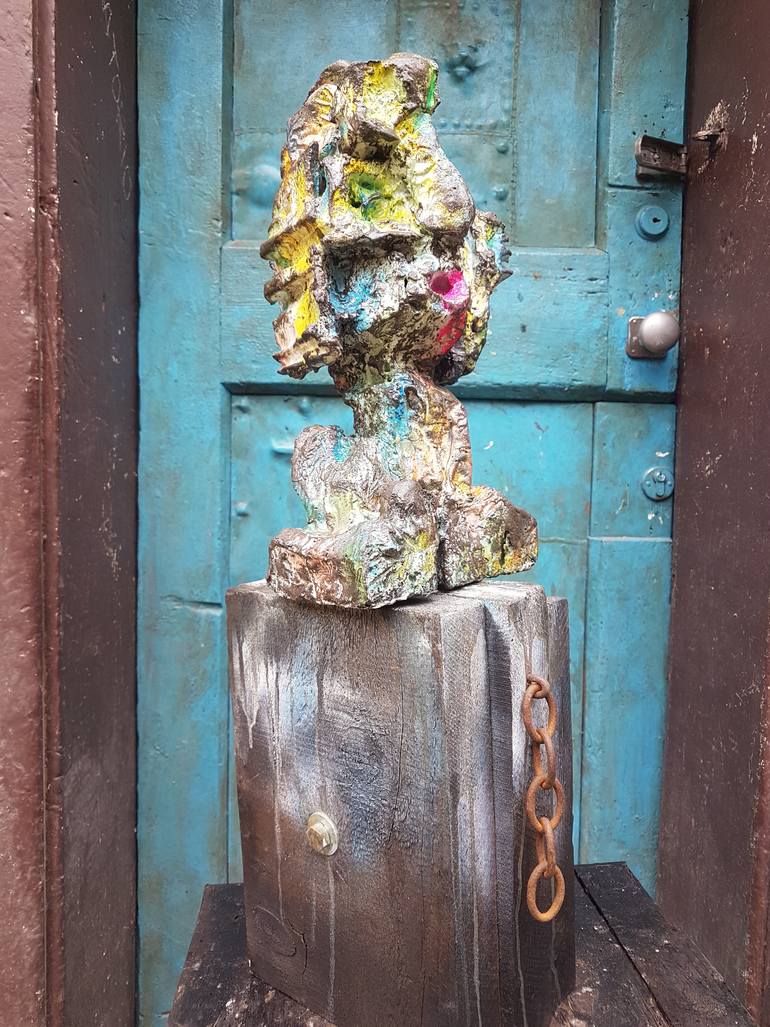 Original Abstract Expressionism Abstract Sculpture by Carlo Moschella