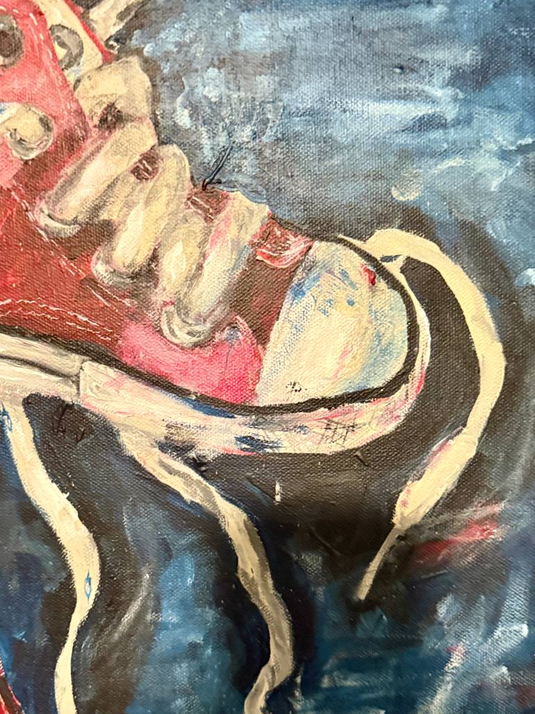 Original Abstract Expressionism Fashion Painting by Heather Salvador