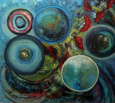 Original Abstract Paintings by anna davanzo