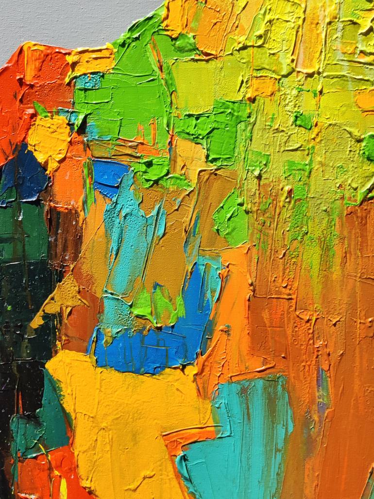 Original Abstract Expressionism Abstract Painting by Abhishek Kumar