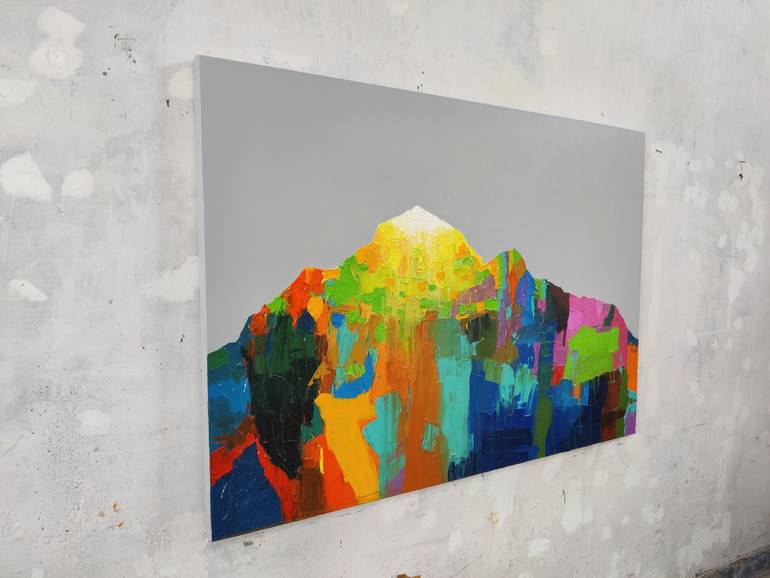 Original Abstract Expressionism Abstract Painting by Abhishek Kumar