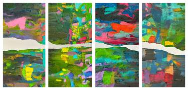 Original Abstract Expressionism Abstract Paintings by Abhishek Kumar