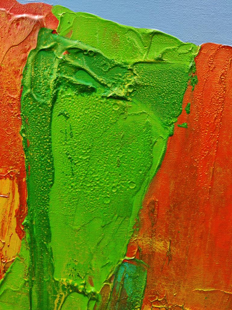 Original Abstract Nature Painting by Abhishek Kumar