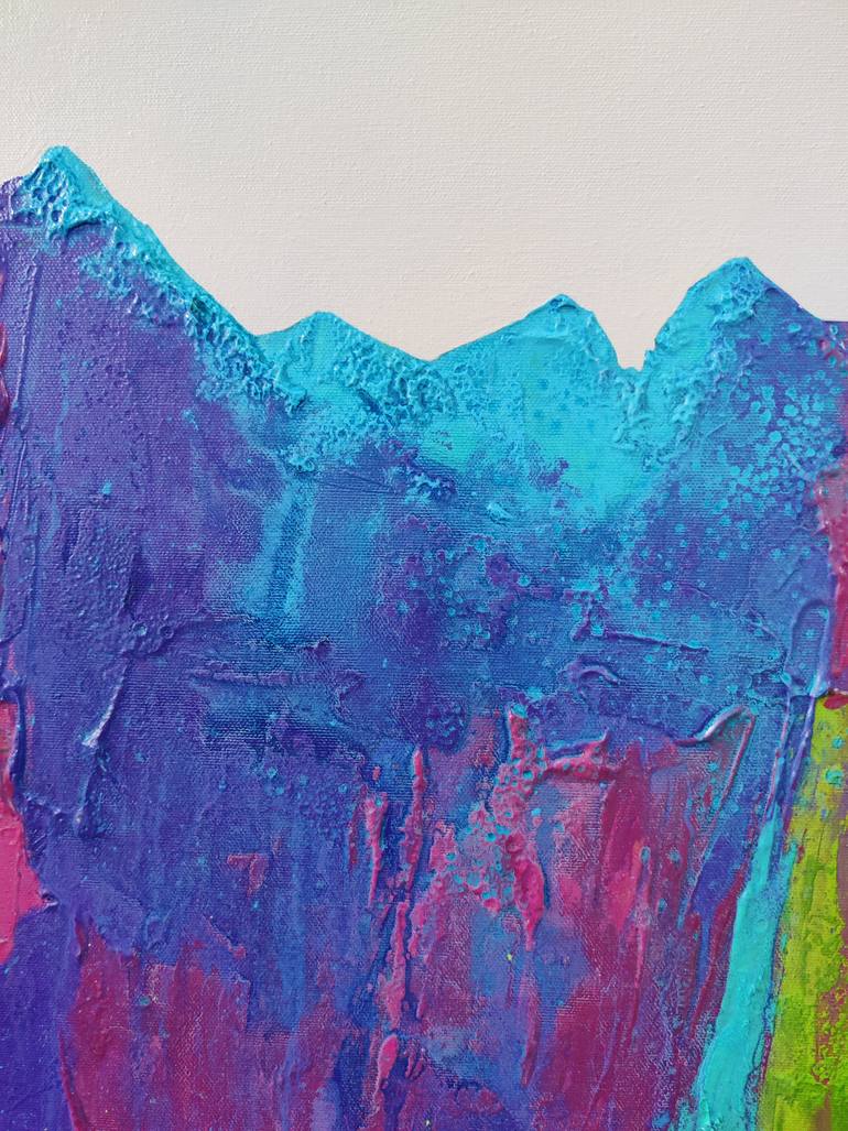 Original Abstract Nature Painting by Abhishek Kumar