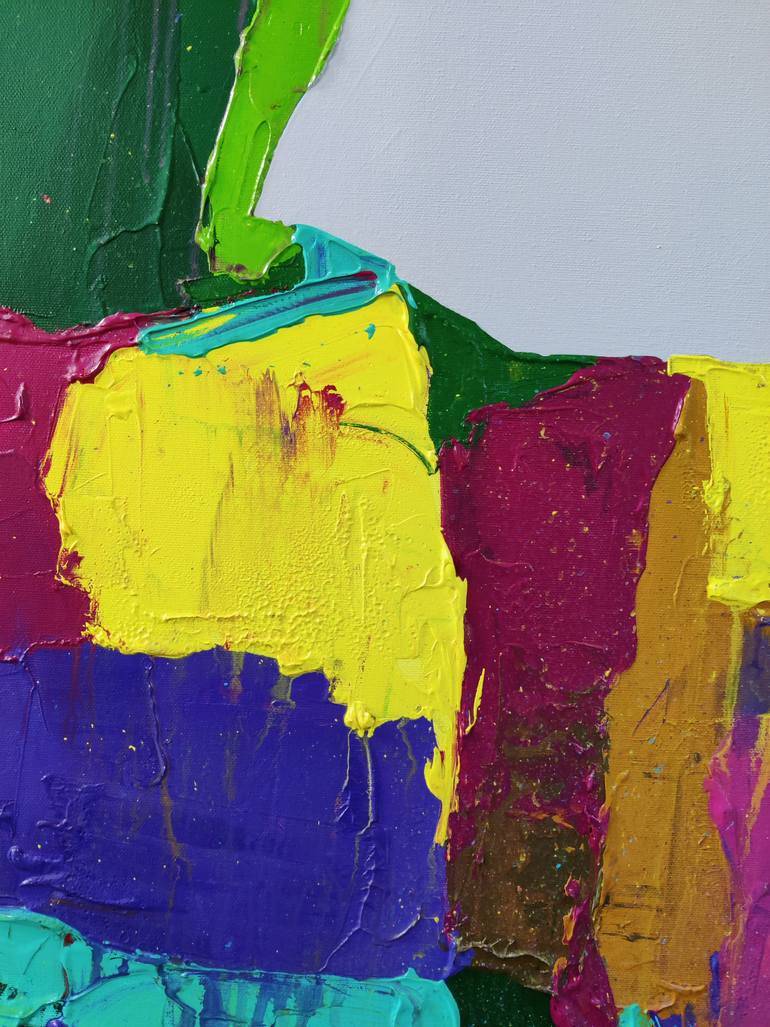 Original Abstract Nature Painting by Abhishek Kumar