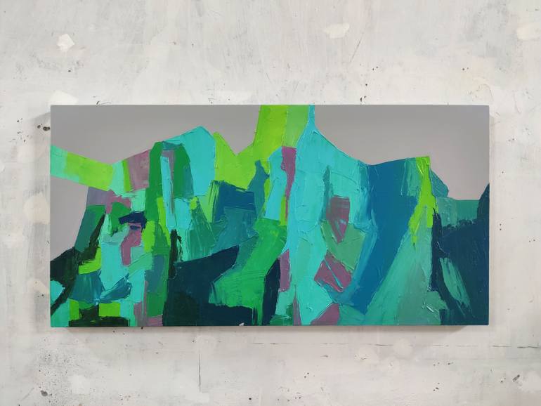 Original Abstract Nature Painting by Abhishek Kumar