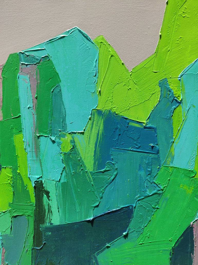 Original Abstract Nature Painting by Abhishek Kumar